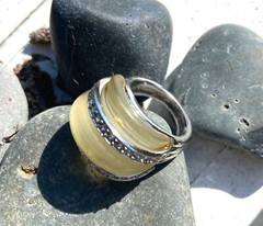 Vintage Crystal Dome Ring