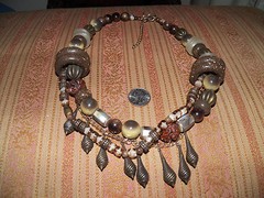 Massive vintage Roxsann chunky necklace