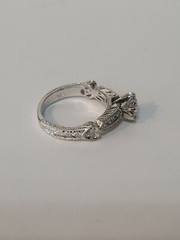 18 KW 93PTS Ctr I1/J 28PTS Side SI2/H Diamonds Ring Size 6.75 (C41)