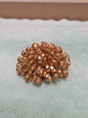 Vintage Unbranded Gold Toned Bow Round Brooche *SEE PICS