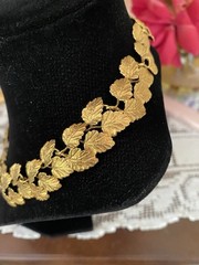RARE Metropolitan Museum of Art 18k Gold Plated Choker Necklace