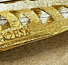 BSK Vintage Brooch Ear of Corn Gold Tone 2.75″ Pin Back Kitsch 70s/80s Signed