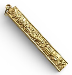 Vintage Scorpio Pendant Scorpion Zodiac Charm Sign Jewelry Vintage Brass