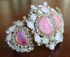 Hobe Mayorka Bracelet Signed Vintage Rhinestones