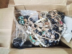 HUGE 5 Pound Lot Vintage To Now Goldtoned Craft/junk Jewelry Lot