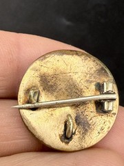 Vintage Victorian Engraved Brooch Pin Gold Filled Coral Branch Gold Tone