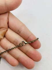 Vintage Style Victorian Elegant Ladies Cottagecore Dainty Hand 18 in Necklace