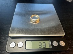 3.31g Vintage Chinese Symbol Silver Band Ring Ethnic Asian Size 7
