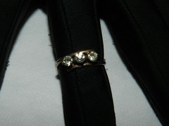 Rings Russian Soviet Silver 875 gold plated Glass vintage USSR