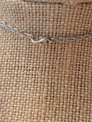Vintage Necklace With 1945 Mercury Dine Set In A Silvertone Rhinestone Pendant