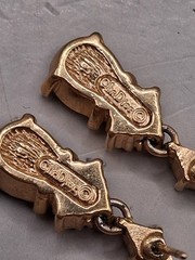 JEWELRY FOR REPAIR Christian Dior Crystal Earrings 14k Gold Post