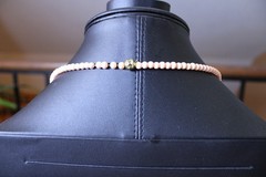 Vintage Dyed Howlite/ Magnesite Pastel Statement Necklace 20″