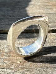 Quinn Sterling Silver ring Norway Norwegian vintage estate 2441