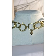 A Vintage Erwin Pearl Chunky Chain Necklace And Bracelet Set Mob Wife Nautical