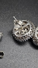 925 Sterling Silver Diamond & Sapphire Earring Collection – 4 Pairs – 11.27g