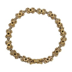 Vintage Barclay Faux Emerald Rhinestone Choker Necklace & Bracelet Set