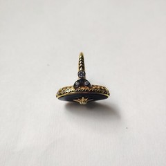 antique 925 silver vintage Victorian art deco handmade black onyx ring best gift
