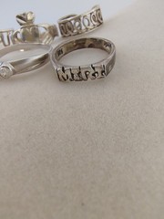 Vintage 925 Sterling Silver Ring Lot 6pc Adjustable Stackable Tested Pinky Toe