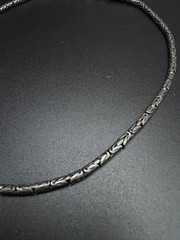 Vintage Byzantine Chain Necklace, Gothic Unisex Chain, Medieval Link Necklace
