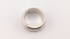 Vintage Spinner Ring Sterling Silver 925 Wedding Band Simple Size 6