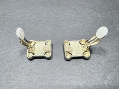 VTG GIVENCHY Paris New York Runway Dot Dash Choker & Earrings Set
