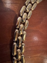Cinar Panther Link Necklace 15.5 Inches