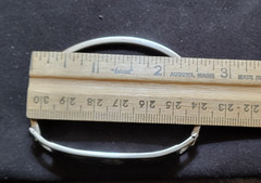 Vintage Y2K Mexican Mosaic Metal Bangle Bracelet