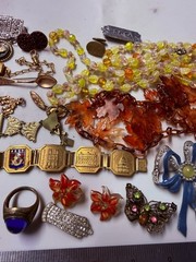 Collection Lot Amazing Variety Antique and Older Vintage Repair Jewelry – Y9