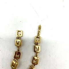 Givenchy G Logo Gold Bracelet Bangle Chain Accessory Used