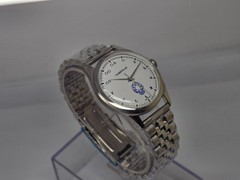 HMT Gandaberunda Mechanical Watch 17 Jewels White Dial Transparent Caseback