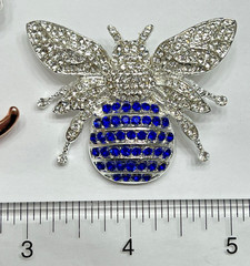 Crystal Rhinestone Bee Butterfly Brooch Pin LOT Bird Peacock Insect Animal Pink