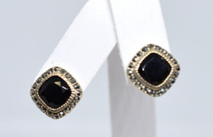 Sterling Silver / Marcasite Stud Earrings