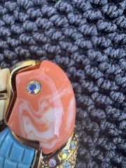 Vintage Hattie Carnegie Enamel & Rhinestone Bird/Toucan Brooch, Unsigned