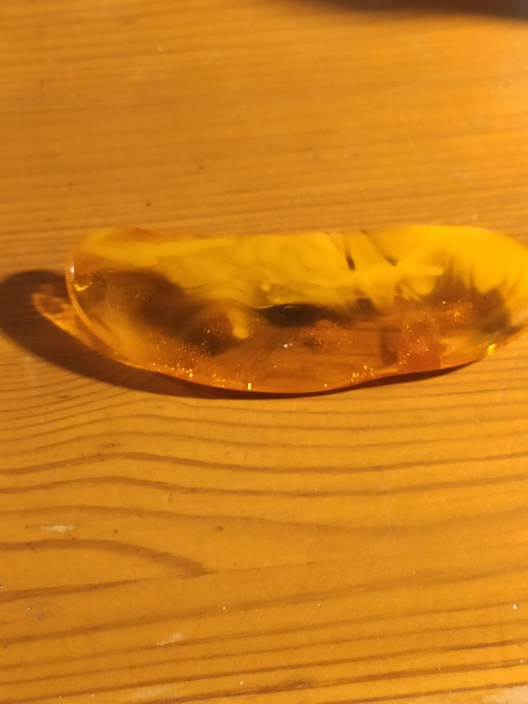 NATURAL OLD ANTIQUE BALTIC AMBER Brooch 12.2 gr