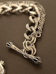Juicy Couture Vintage Watch Charm Bracelet Silver Not specified