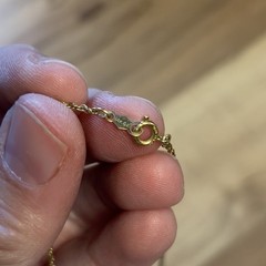 Vintage 14k GF Good Luck Charm Holder Seashell Necklace 26” Chain Gold Filled