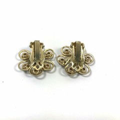 Womens Earring & Bracelet Set Clip On Clear Rhinestones Gift Evening Party