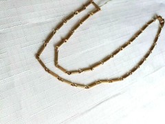 Vintage Gold Tone Necklace 23 Inches, As Pictured -VM36