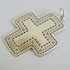 Sterling Silver Cross Pendant 2.0g [4780]