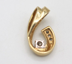 Vintage ALWAND VAHAN AV 14k Yellow Gold 0.25 CTW Diamond Pendant 2.4g
