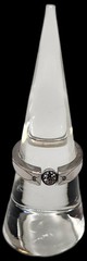18k White Gold Diamond Ring Size 6.5 w/appraisal paperwork No Box Please Read