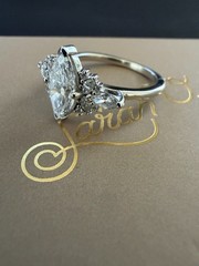 Sarah O. “Monroe” 14k White Gold 1.03 ct Marquise Size 5.5