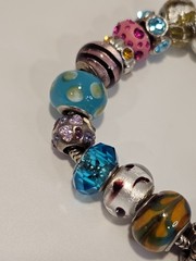 Persona sliding charm bracelet some sterling