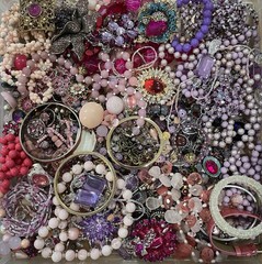 Unsearched Vintage To Modern New Junk Resell Crafts Jewelry Lot 3 Lbs