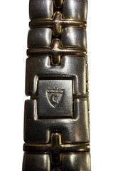 Vintage Croton Quartz Miyota 23K Gold Plated watch Silver/Gold Tone – Mens