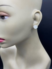 GOLD SILVER PLATED SIGNED SUGAR FIX SUGARFIX POST EARRINGS
