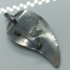 Bezalel Filigree Israeli Brooch Pendant Silver Pin Vintage Jerusalem Mid Century
