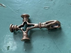 Bronze viking Pendant Norway Norwegian vintage estate 2190