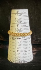 Vintage Clear Rhinestone Tennis Bracelet Gold Tone 6.75 in.