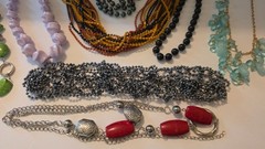 14 Vintage Retro MCM Beaded Necklace Various Colors